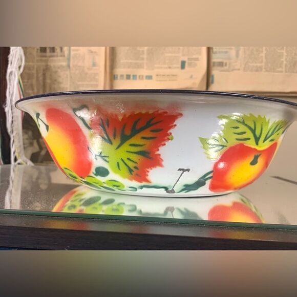 Vintage Enamel Ware Dishpan/Mid Century - Picture 3 of 4